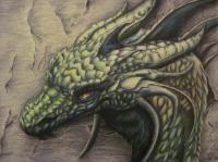 Animals - The Forest Dragon - Color Pencil